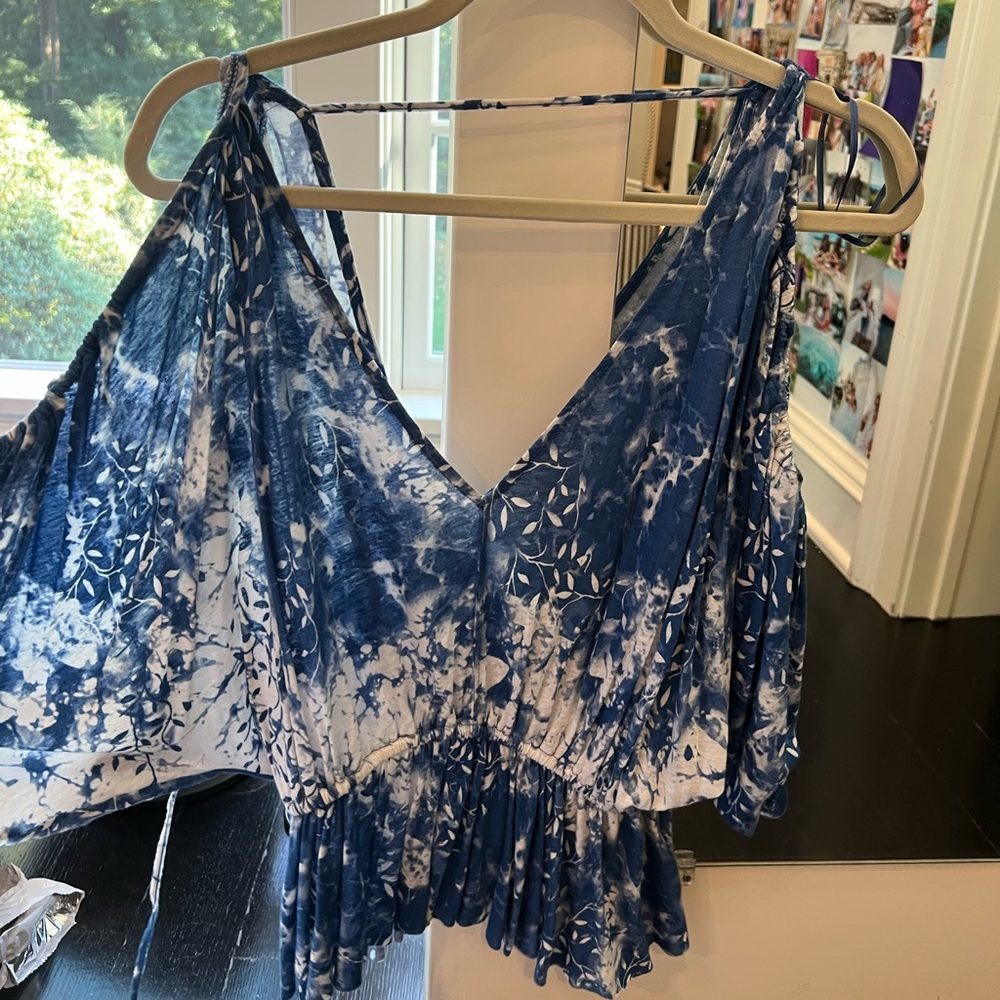 Free people open arm blouse